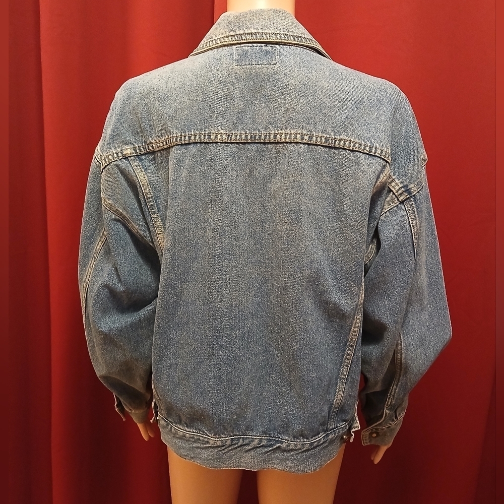 Bugle BOY Medium Wash Jean Jacket size L - Picture 4 of 7